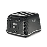 De'Longhi Brillante 4-slice toaster black - British product