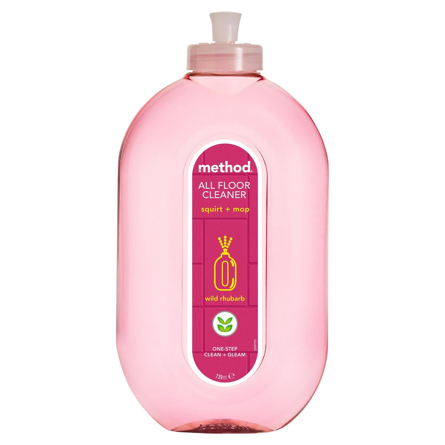 Method All Floor Cleaner Wild Rhubarb 739ml, imported from the UK