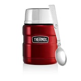 Thermos Stainless King Red Food Flask - 470ml