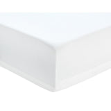 Habitat Cotton Rich 180TC Plain Fitted Sheet - White