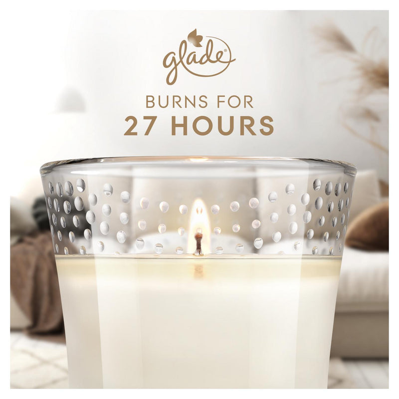 Glade Vanilla Blossom scented candle 112g, imported from the UK