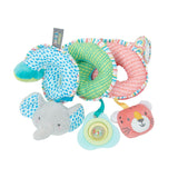 Chad Valley Jungle Spiral dog plush toy 27cm - British product