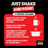 Oxo Nourishing Beef Bone Broth 500ml, imported from the UK