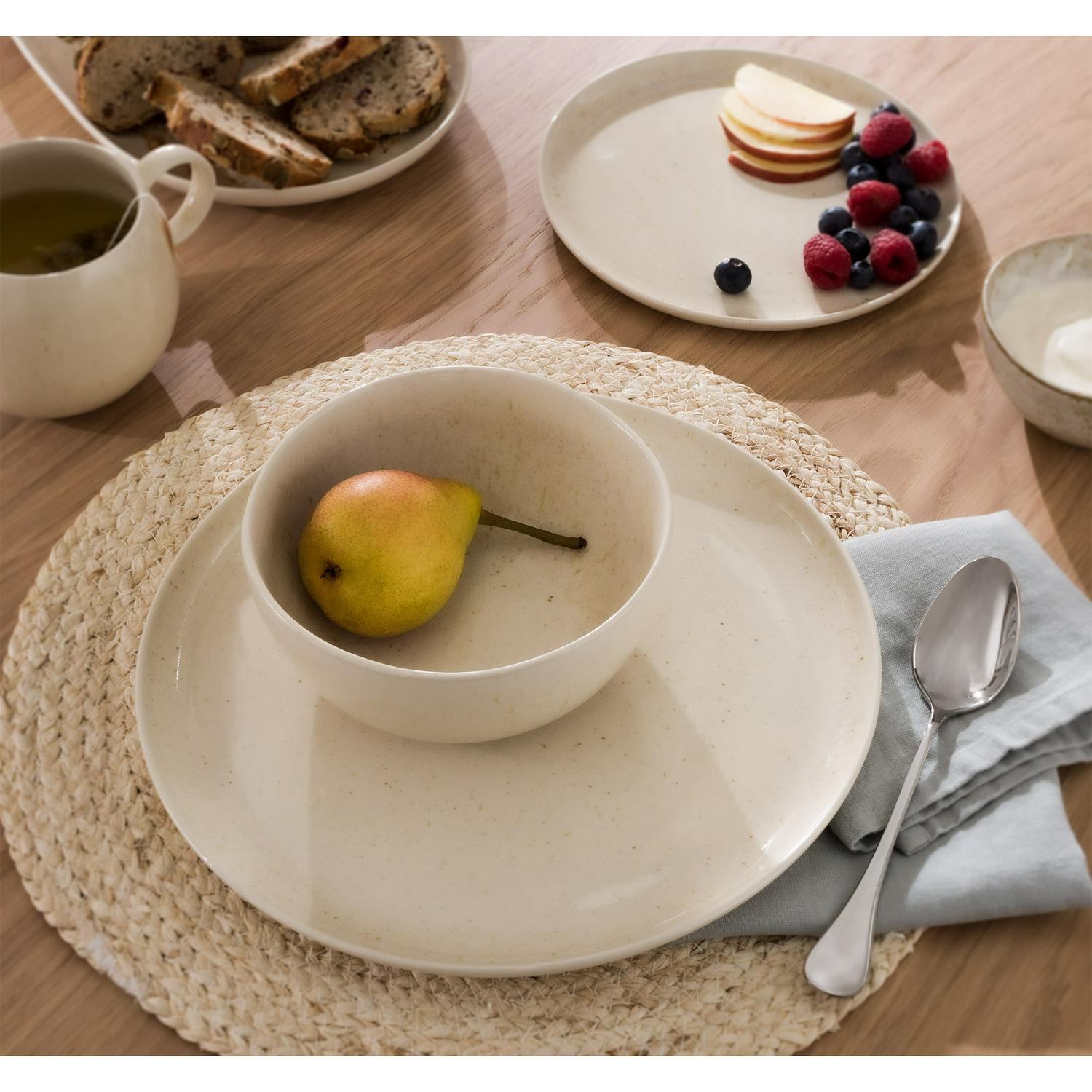 Habitat Natural Stoneware Dinner Set 12pc, UK version
