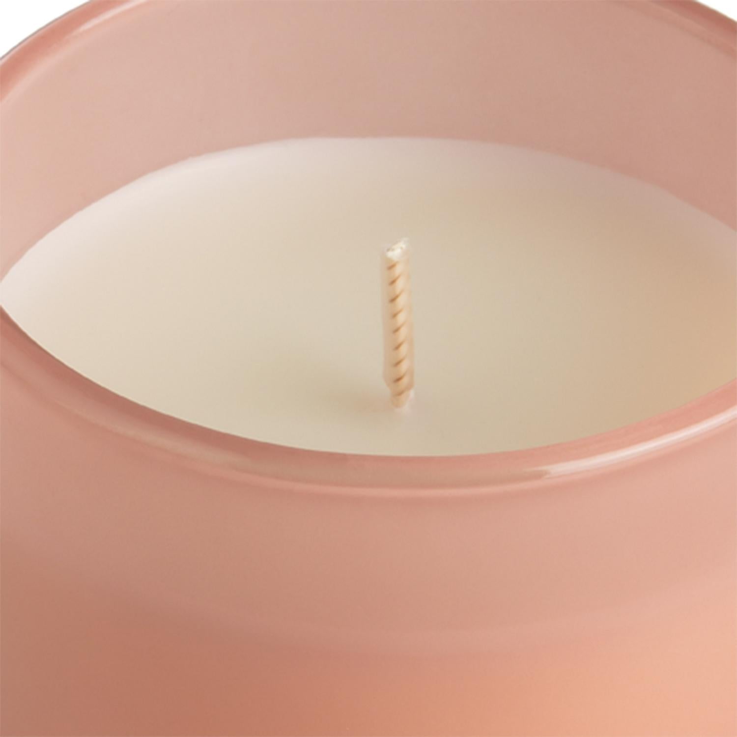 Habitat Small Candle with Lid - Patchouli & Amber - Red