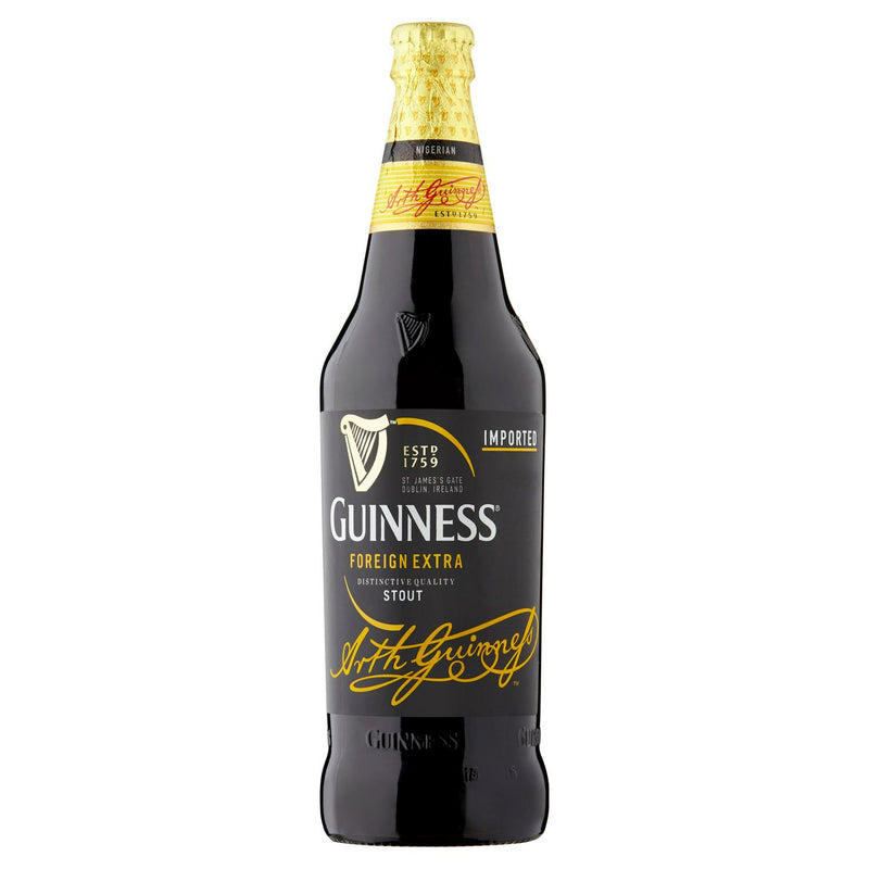 Guinness Foreign Extra Stout-øl 600 ml, britisk versjon