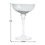Habitat Japonica Champagne Coupe Glass