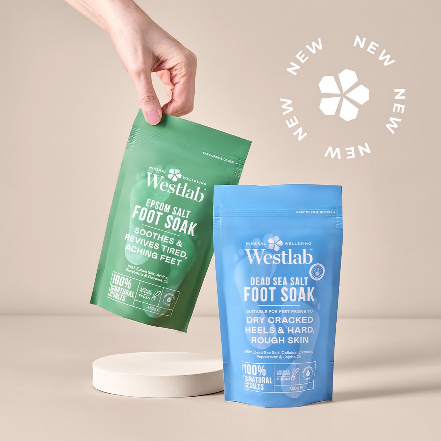 Epsom Salt Foot Soak with Arnica and Eucalyptus 450g