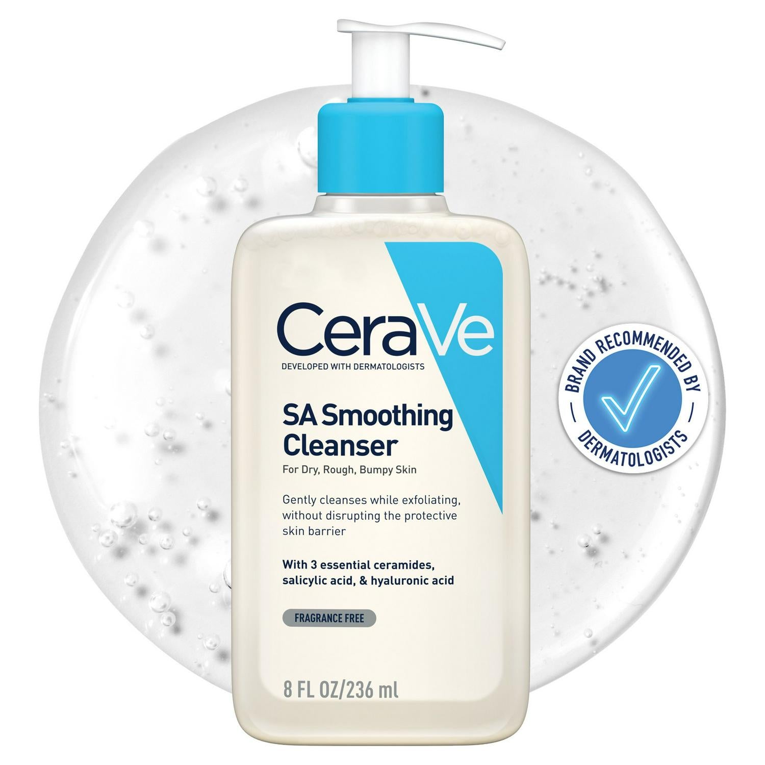 CeraVe SA Smoothing Cleanser 236ml - British product