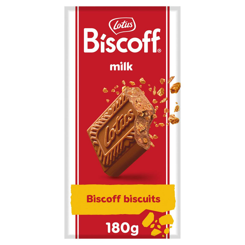Lotus Biscoff Milk Chocolate Biscoff Crumbs 180g, imported from the UK
