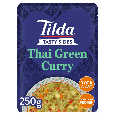 Sainsburys Thai Green Curry with Mung Beans, Red Pepper and Carrots 250g- Buy online at McGrocer