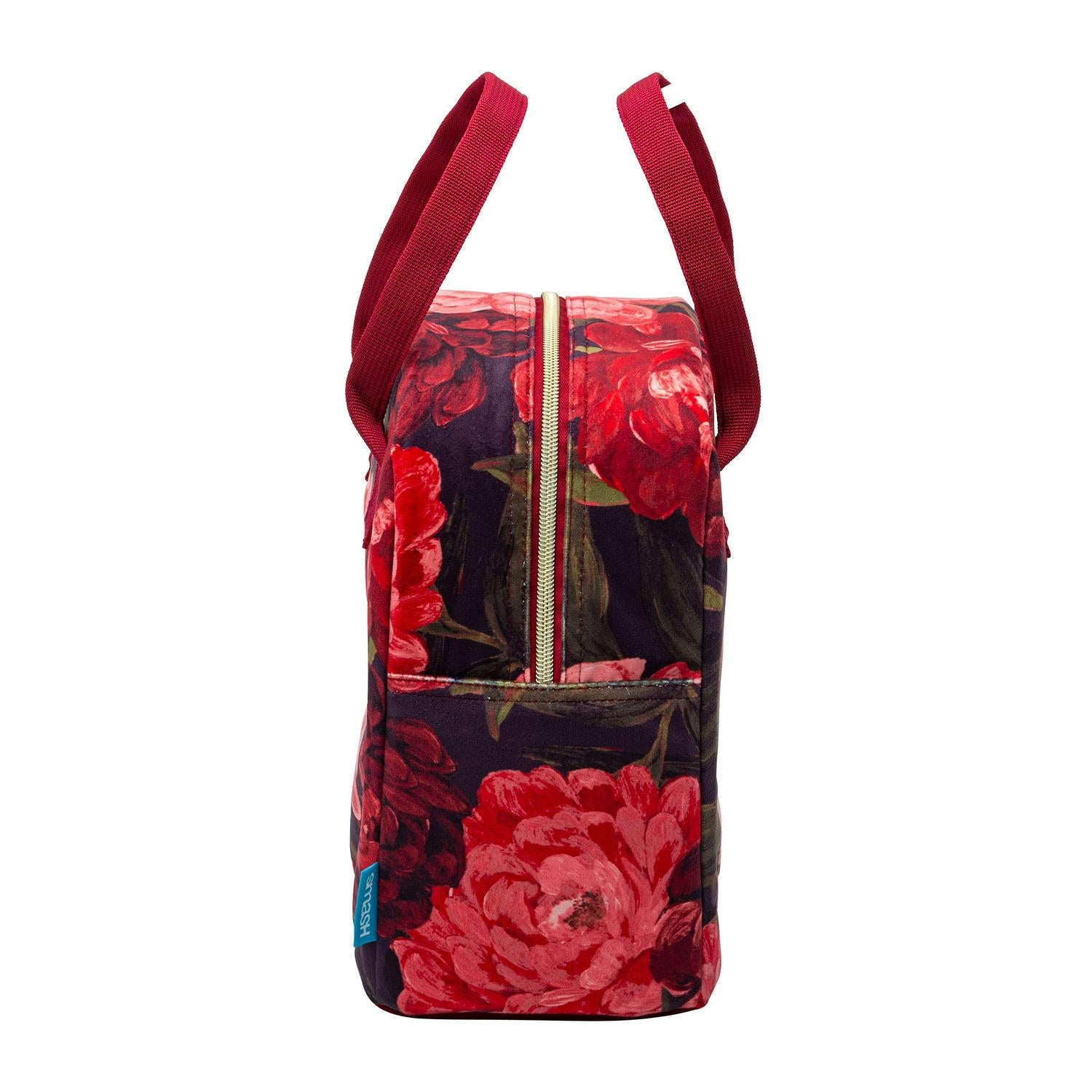 Smash Planet Floral Lunch Bag 12.5 x 21 x 26cm (British brand)