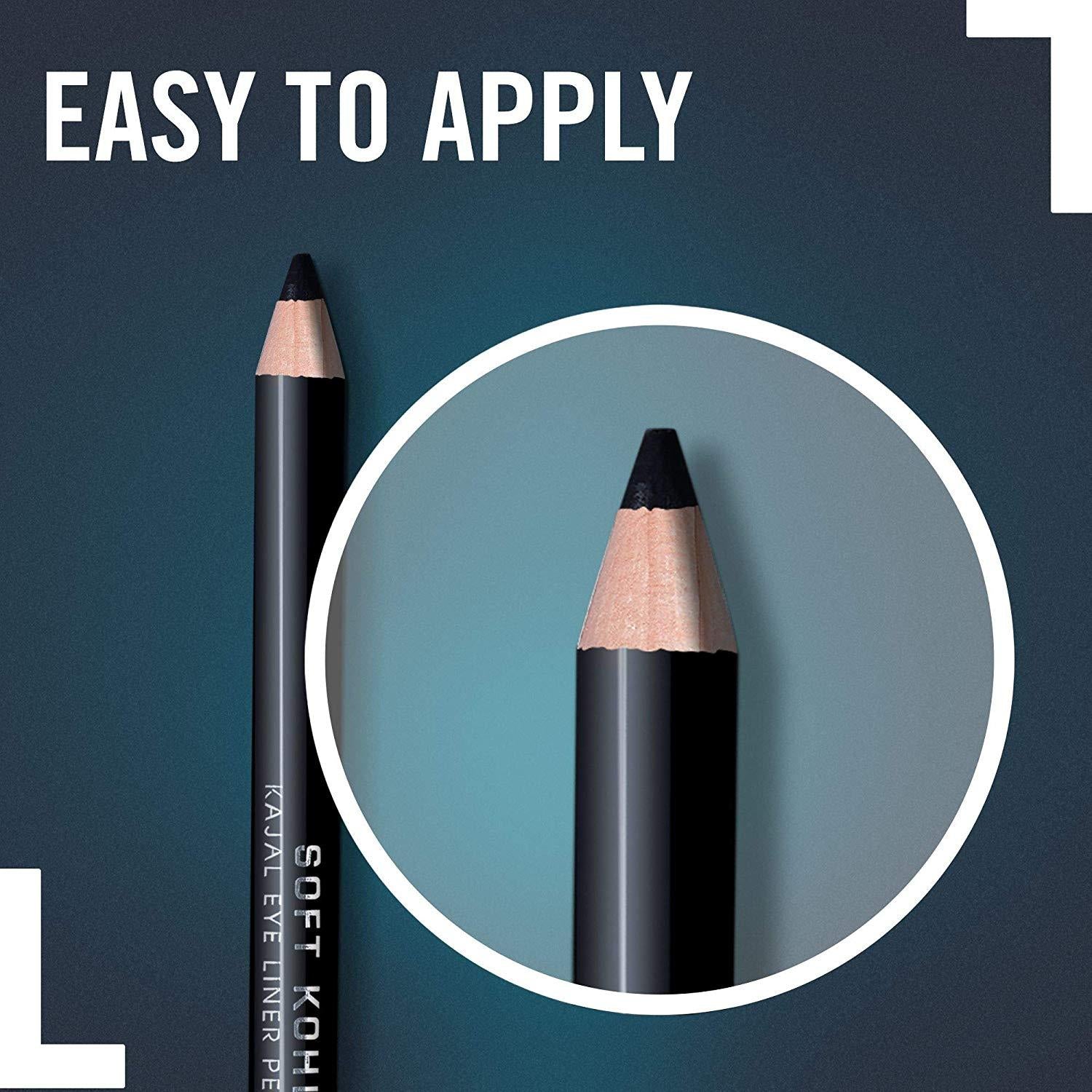 Rimmel Soft Kohl pencil eyeliner Jet Black (British brand)