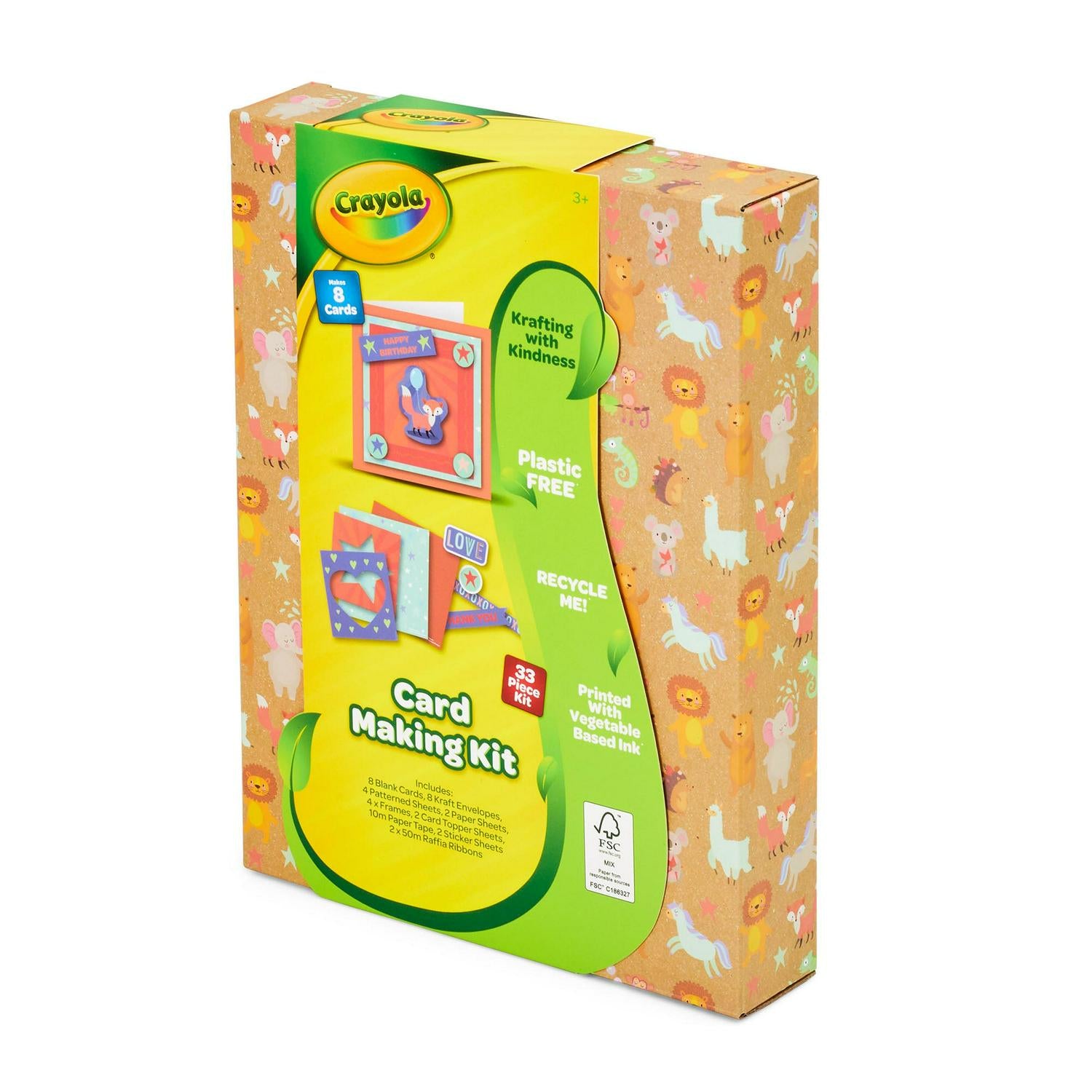 Crayola Card Making Kit with paper frames envelopes - British product