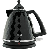 De'Longhi Kettle Brillante Black 1.7 Litre - British product