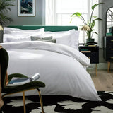Habitat Egyptian cotton bedding set solid white, imported from the UK