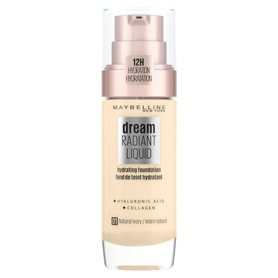 Sainsburys SPF 13 Liquid Foundation with Hyaluronic Acid and Collagen, 30ml Natural Ivory- Buy online at McGrocer