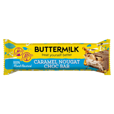Buttermilk Vegansk Karamell Nougat Sjokoladeplate 50g