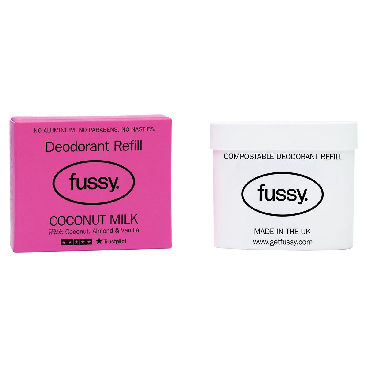 Fussy Coconut Milk Deodorant Refill 40g