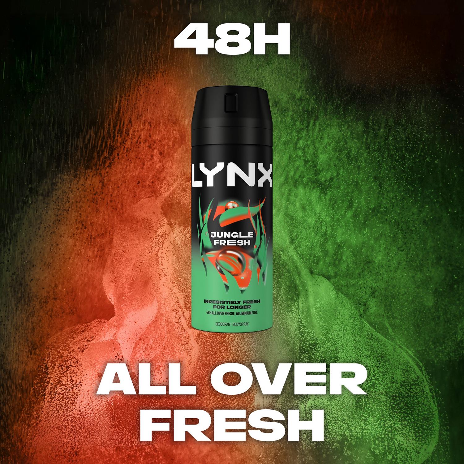 Lynx Jungle Fresh 48h Deodorant Body Spray for Men 150ml