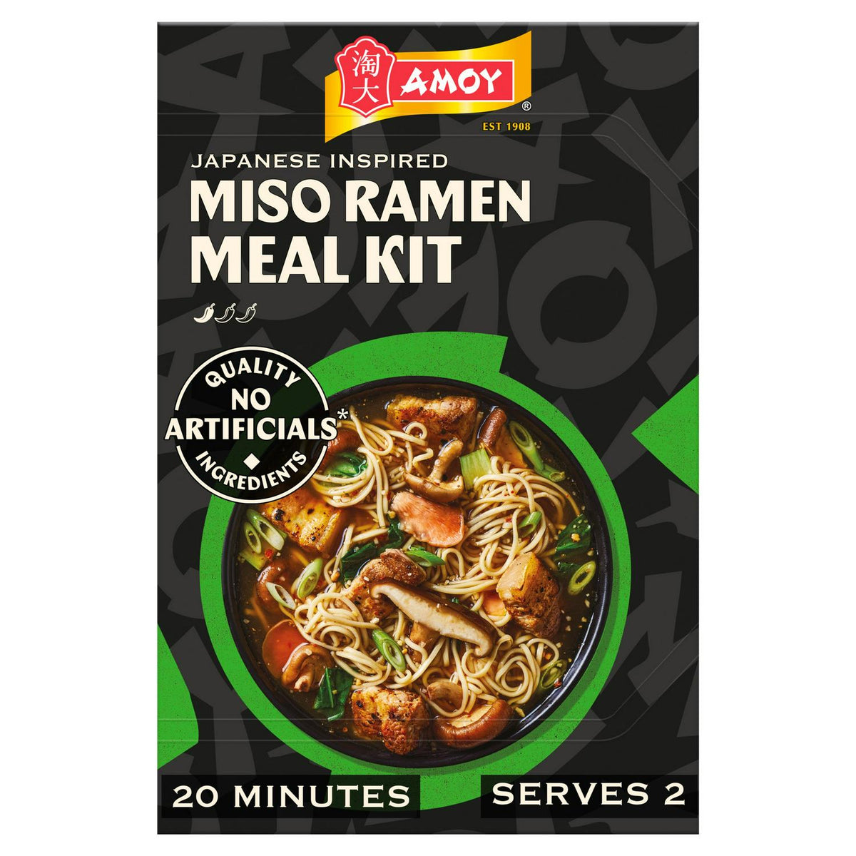 Miso Ramen Meal Kit with Sachets for Two 177g