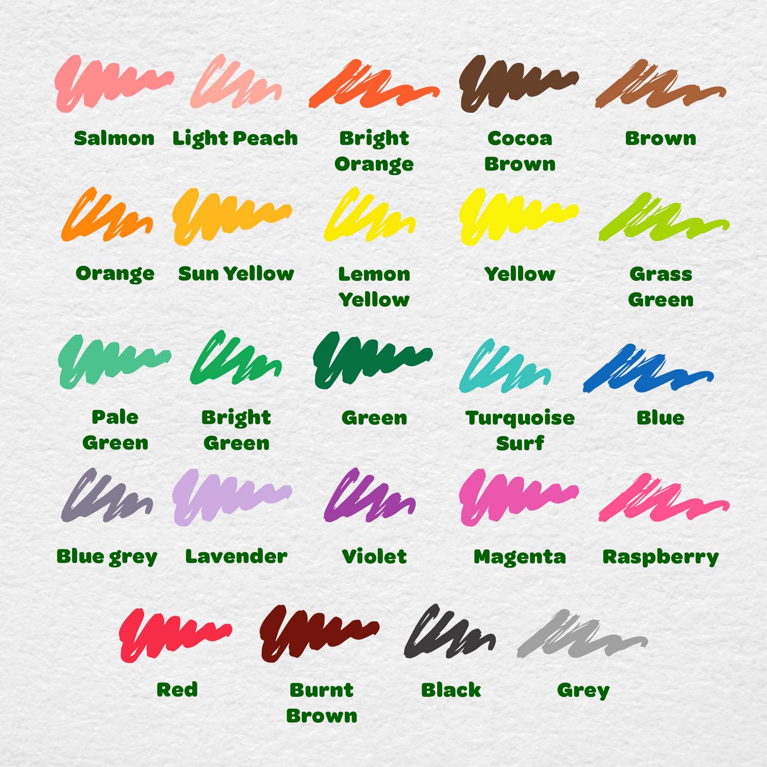 Crayola Super Tips felt tip markers pack of 24 - British product