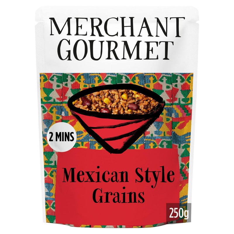 Merchant Gourmet Mexican Inspired Grains 250g, imported from the UK