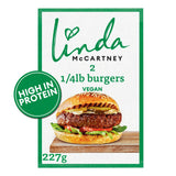 Linda McCartney vegan burger x2 227g, UK version