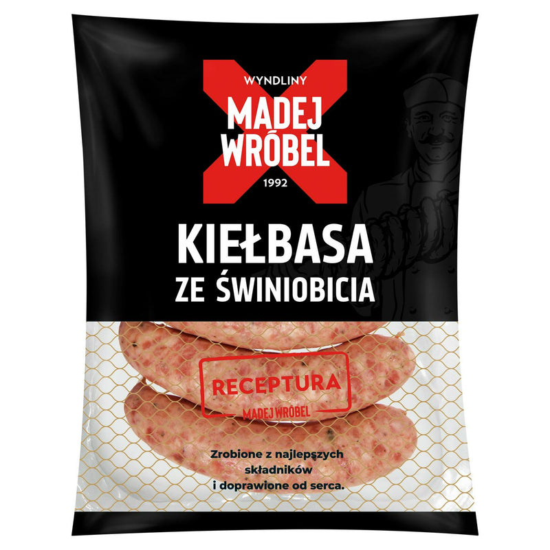 Madej Wrobel Polish White Sausage 500g imported from the UK