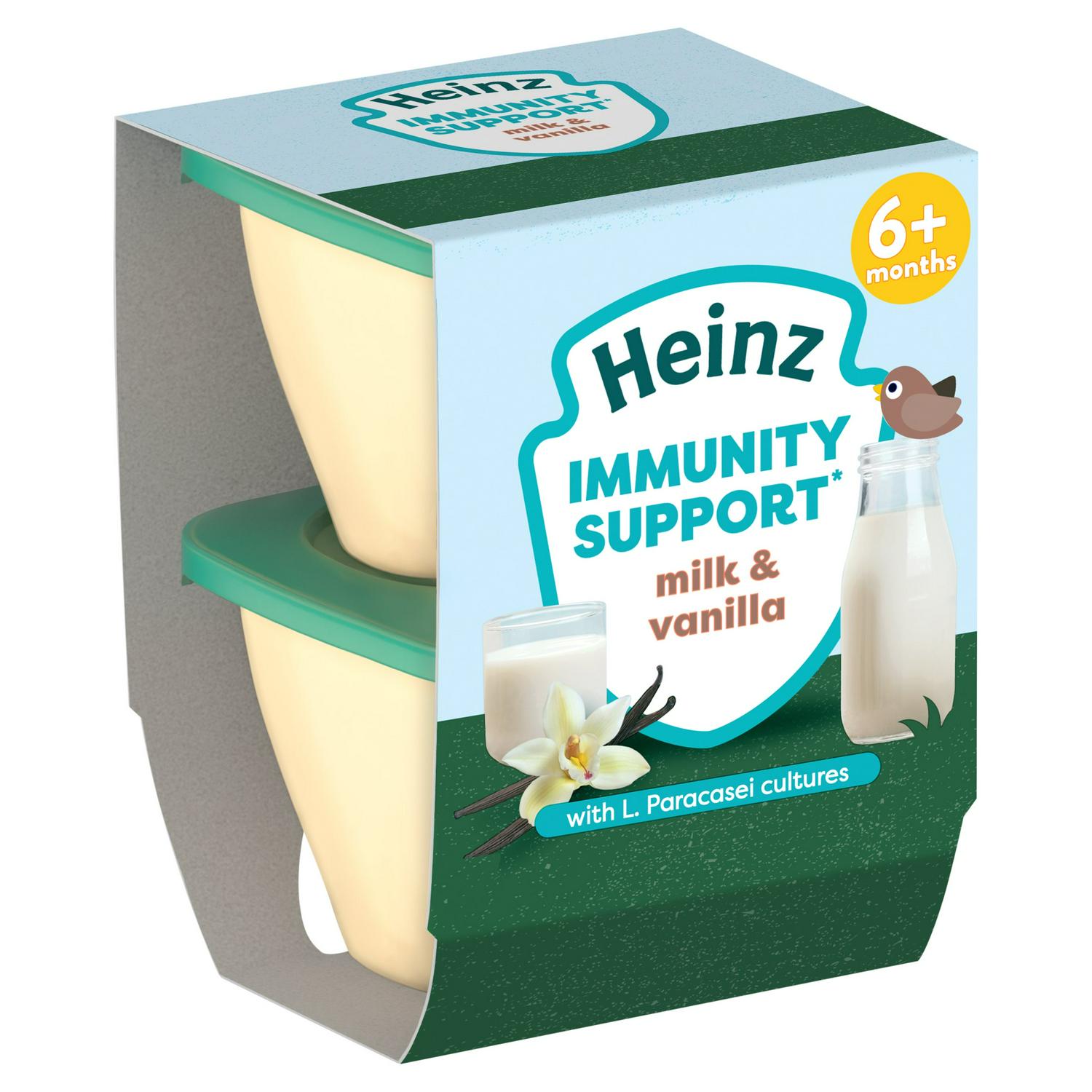 Heinz Milk & Vanilla Baby Food Pots 200g, UK version