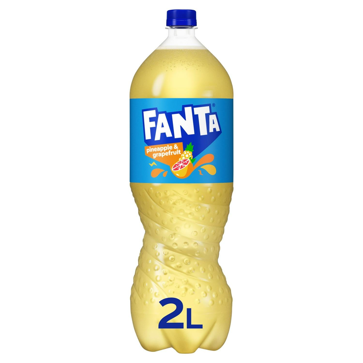 Sugar-Free Pineapple and Grapefruit Sparkling Soft Drink 2L