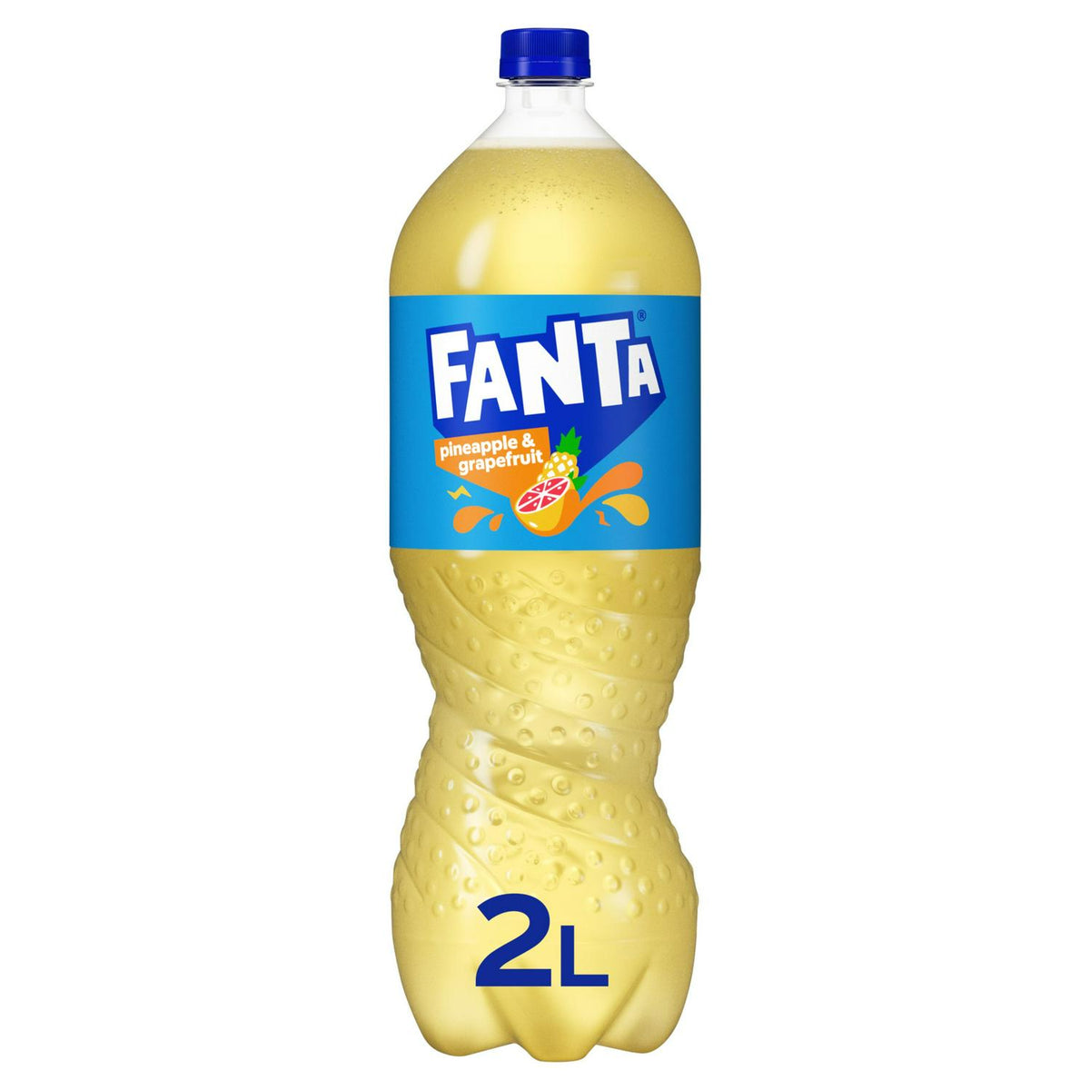 Sugar-Free Pineapple and Grapefruit Sparkling Soft Drink 2L