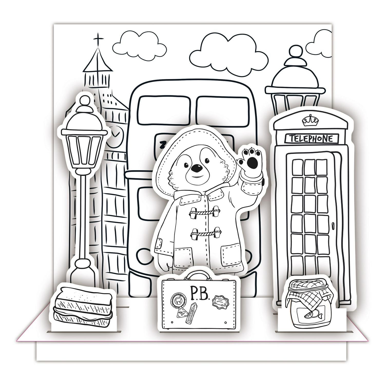 Crayola Paddington Playful Painting 3D Playset Childrens Art Kit - British product