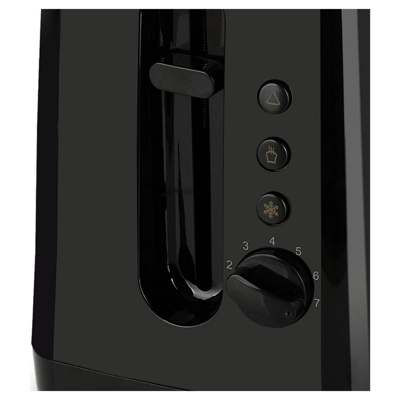 Cookworks New Basic 2 slice toaster black - British product