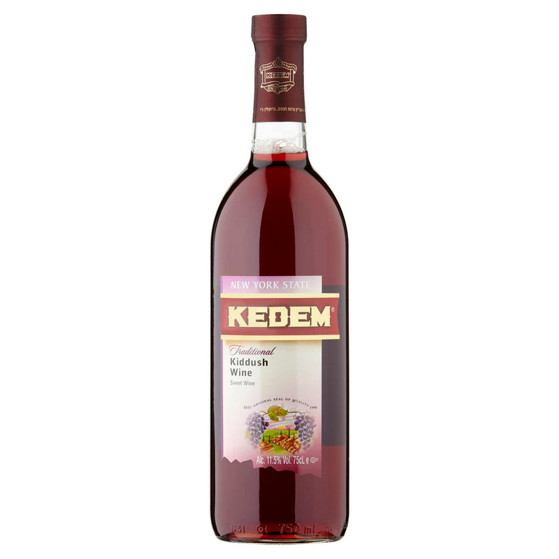 Kedem Traditional Kiddush Wine 75cl Bottle, UK version
