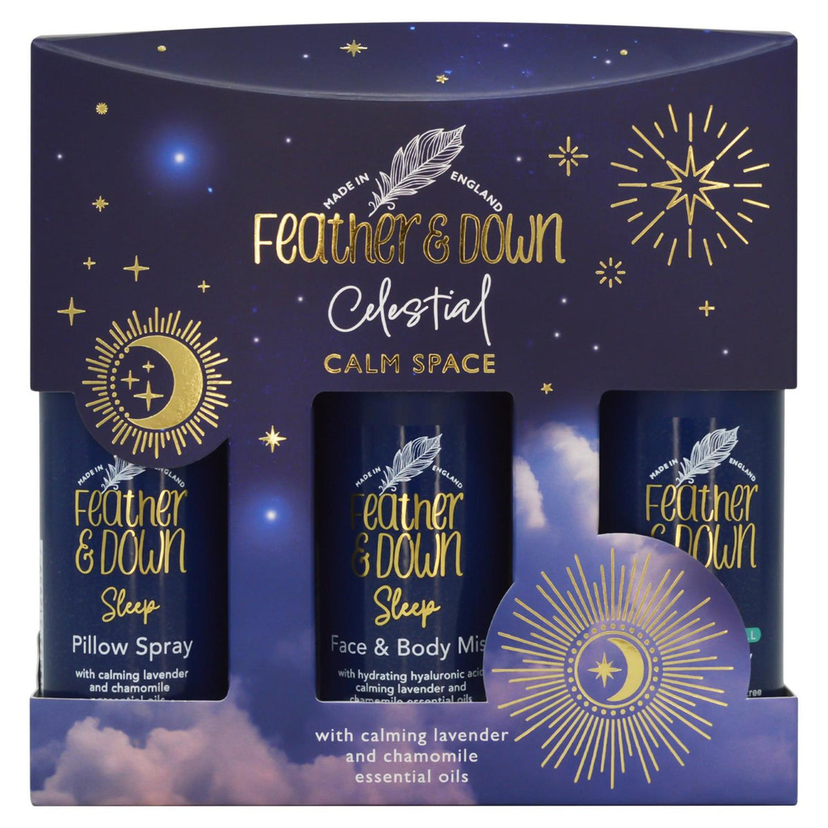 Feather & Down Celestial Calm Space with Calming Lavender & Chamomile Essential Oils