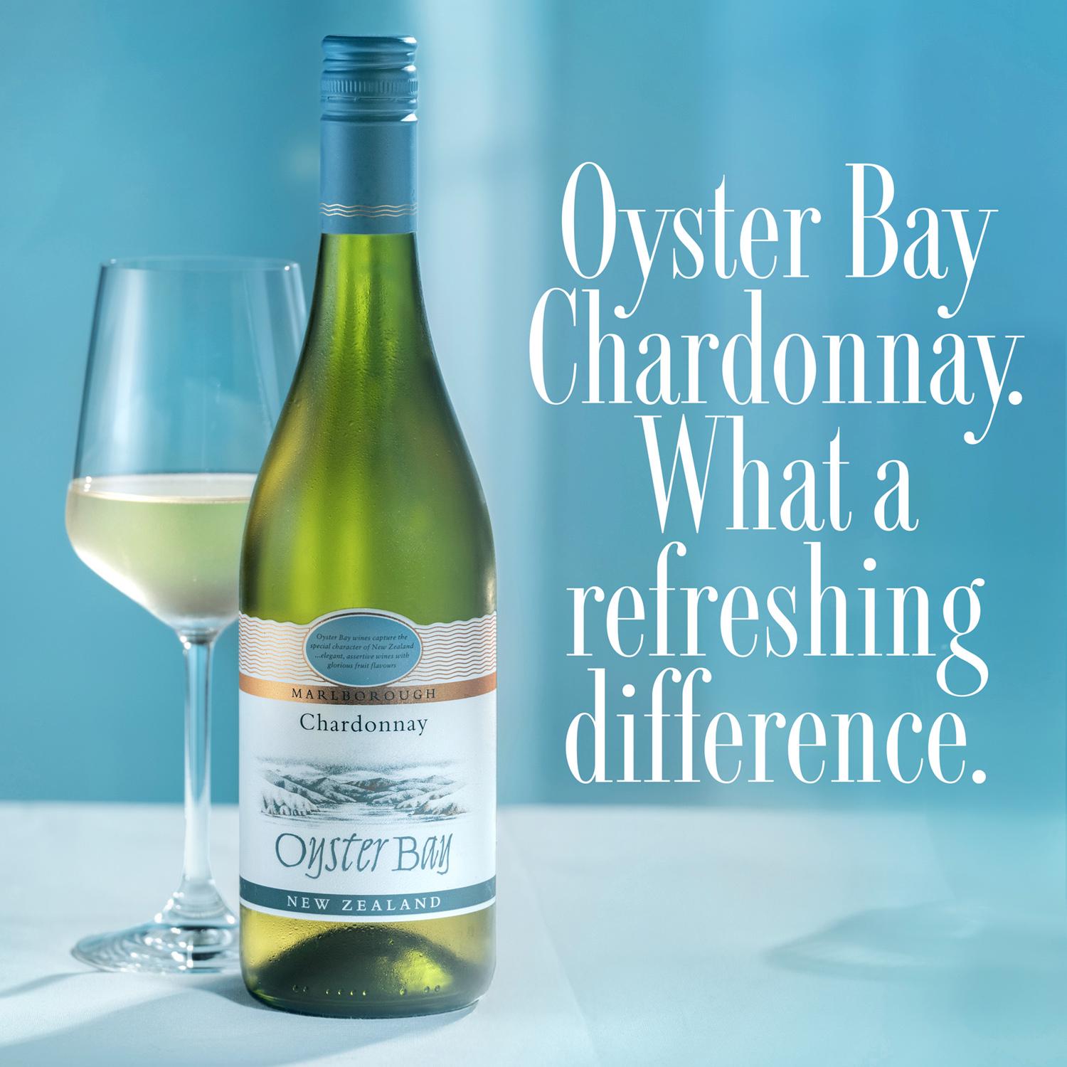 Oyster Bay Chardonnay white wine 75cl, UK version