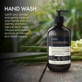Baylis & Harding natural hand wash lemongrass ginger 500ml - British product