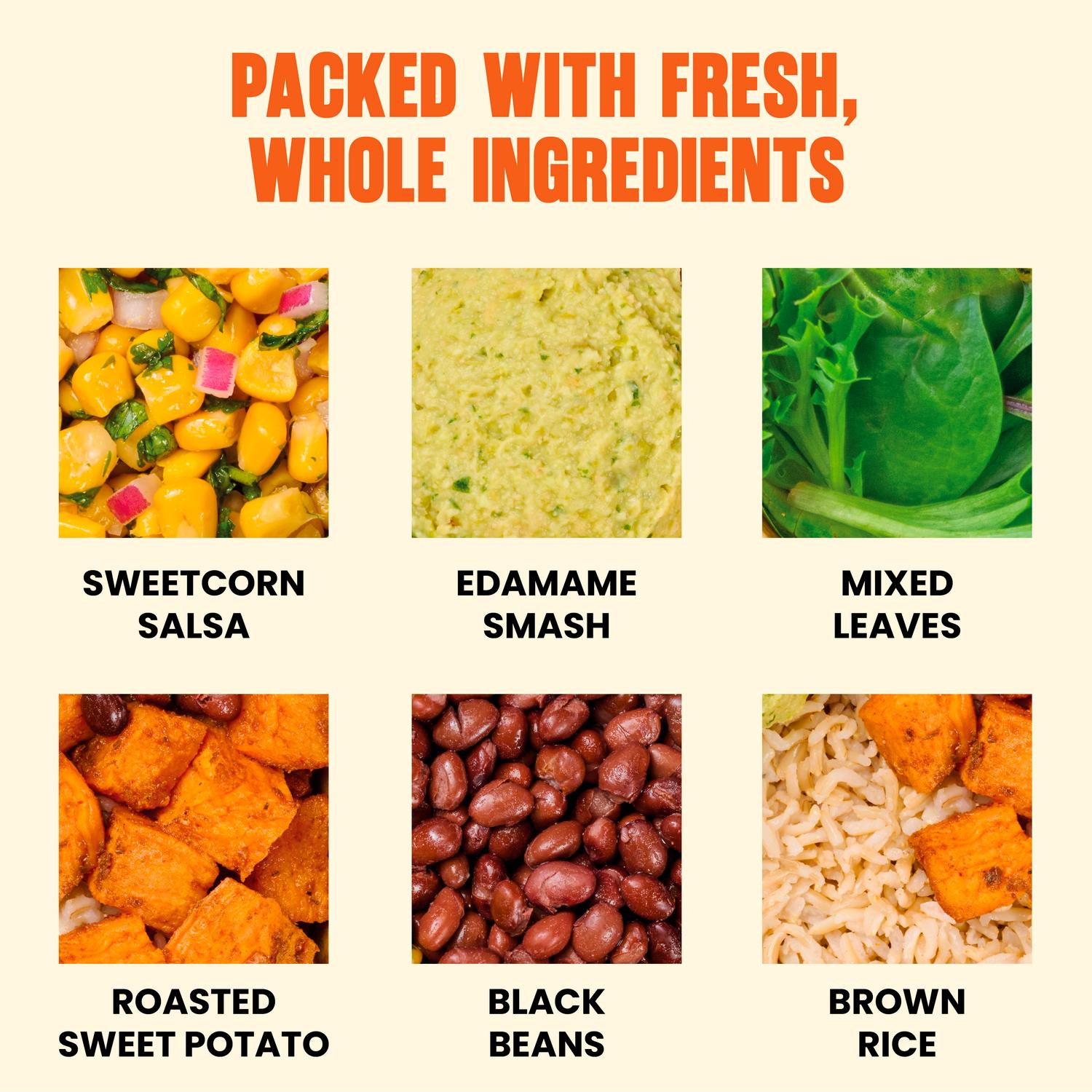 Pollen + Grace Chipotle Burrito Bowl 275g, imported from the UK