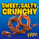 Flipz Peanut Butter Flavour Coated Pretzel Snacks 90g