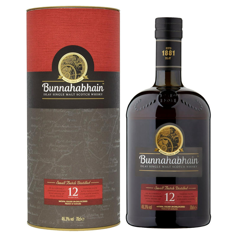 Bunnahabhain Islay Single Malt Whisky 70cl - British product