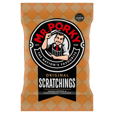 Sainsburys Mr Porky Original Svinekrabler Knasende Snack 65g - Kjøp online hos McGrocer