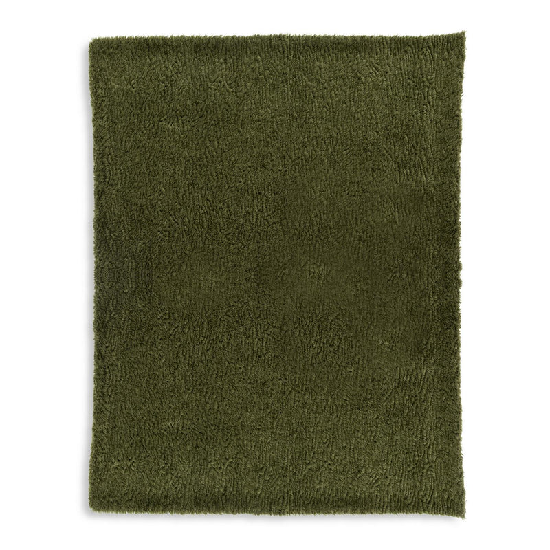 Habitat moss green shearling throw 125x150 cm, UK version