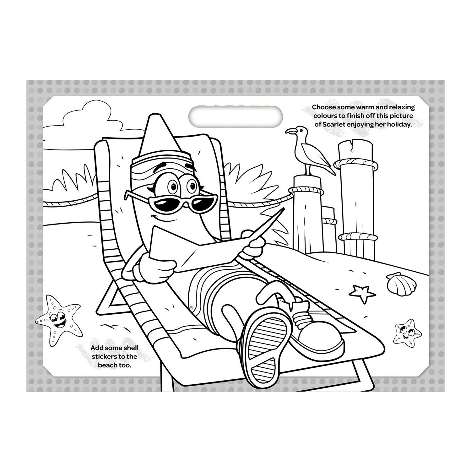 Crayola Jumbo Colouring & Activity Pad 32 Pages - British product
