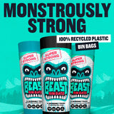 Beast pedal bin bags drawstring 15 pack - British product