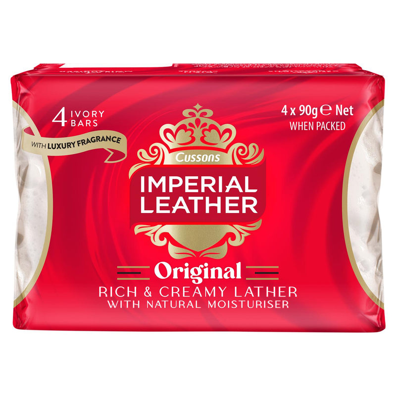 Imperial Leather Original Bar Soap 4x90g, UK version