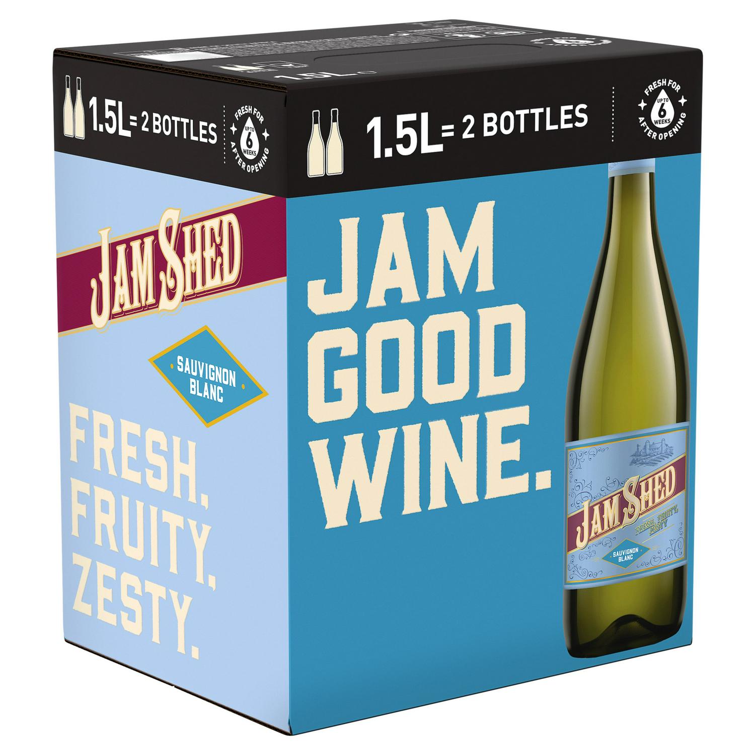 Jam Shed Sauvignon Blanc White Wine 150cl, UK version
