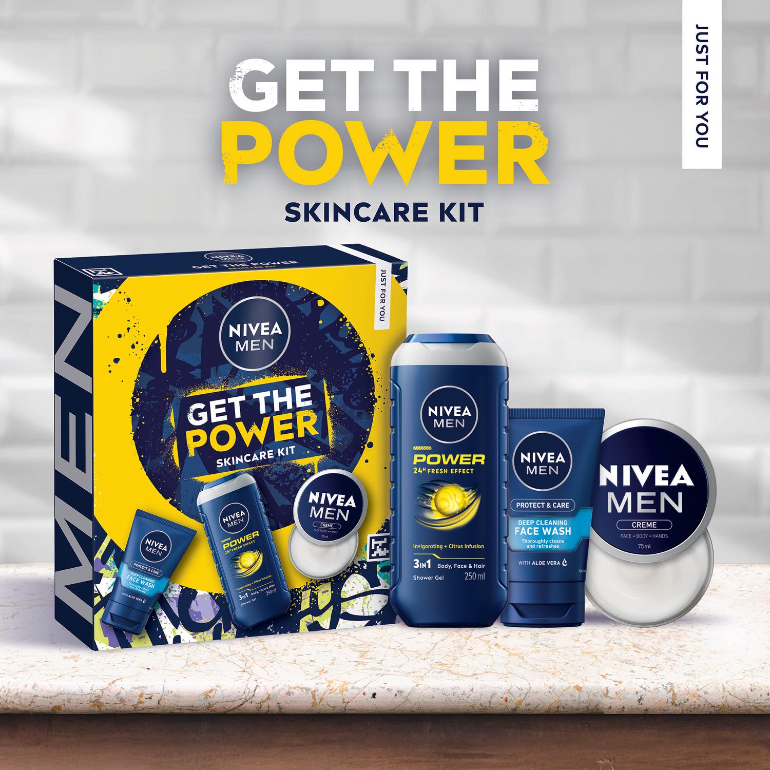 Nivea Men Skincare Gift Set Trio 3 Items, imported from the UK