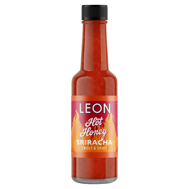 Leon hot honey sriracha sauce with blossom honey 155ml, UK version