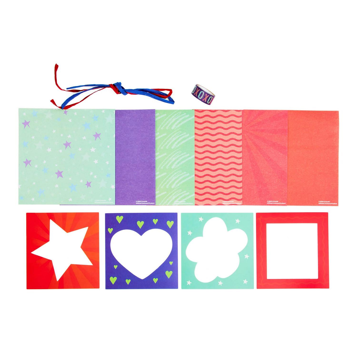 Crayola Card Making Kit with paper frames envelopes - British product